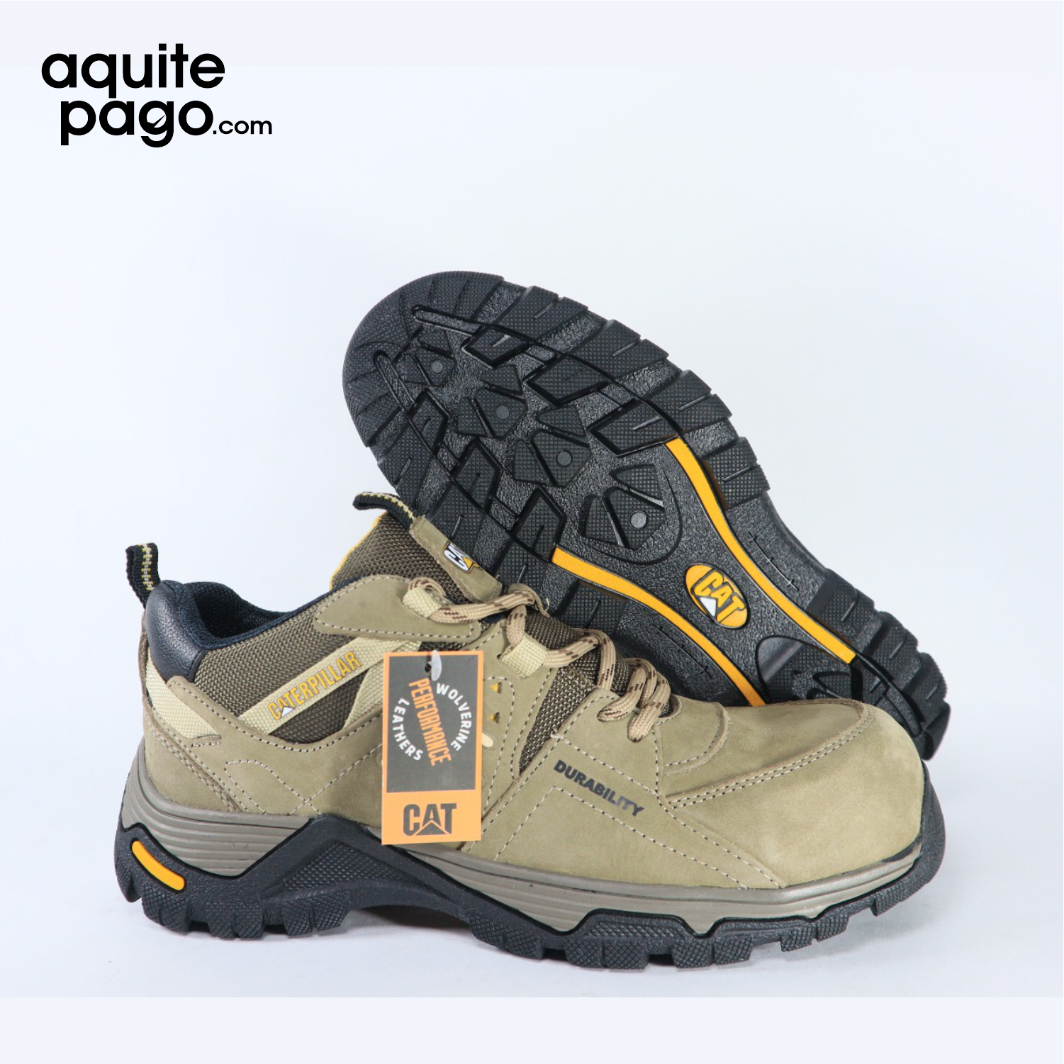 Zapato Caterpillar Beige con Puntera